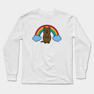 Quokka Rainbow Long Sleeve T-Shirt